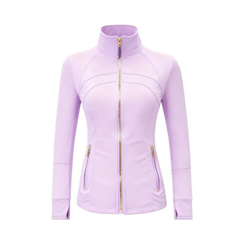 Women's sports stand up collar  yoga jacket