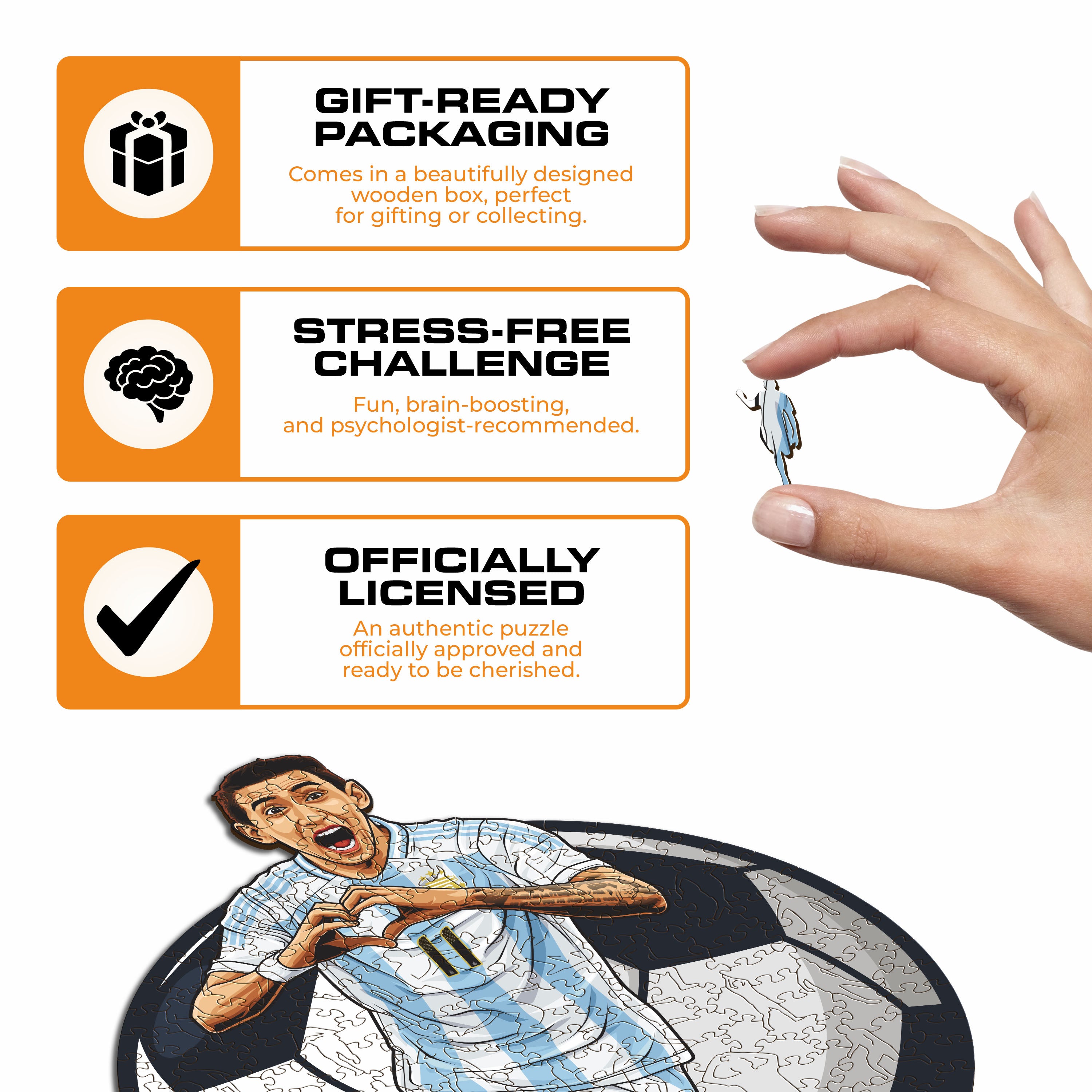 Ángel Di María - Wooden Puzzle