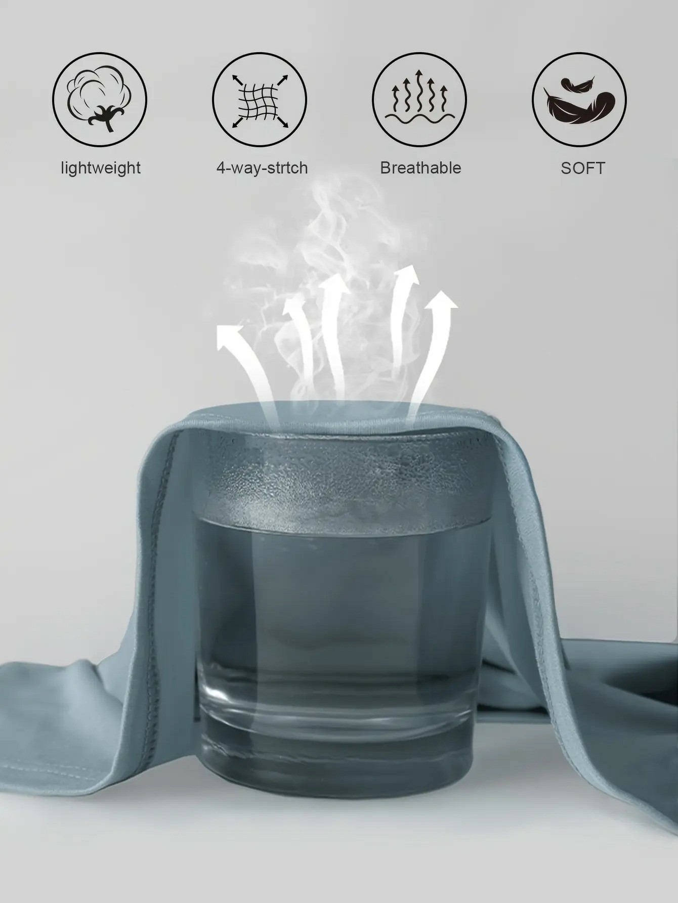 Men's UPF Performance Hoodie Shirt Set with Face Cover – Long Sleeve Sun Protection Tops