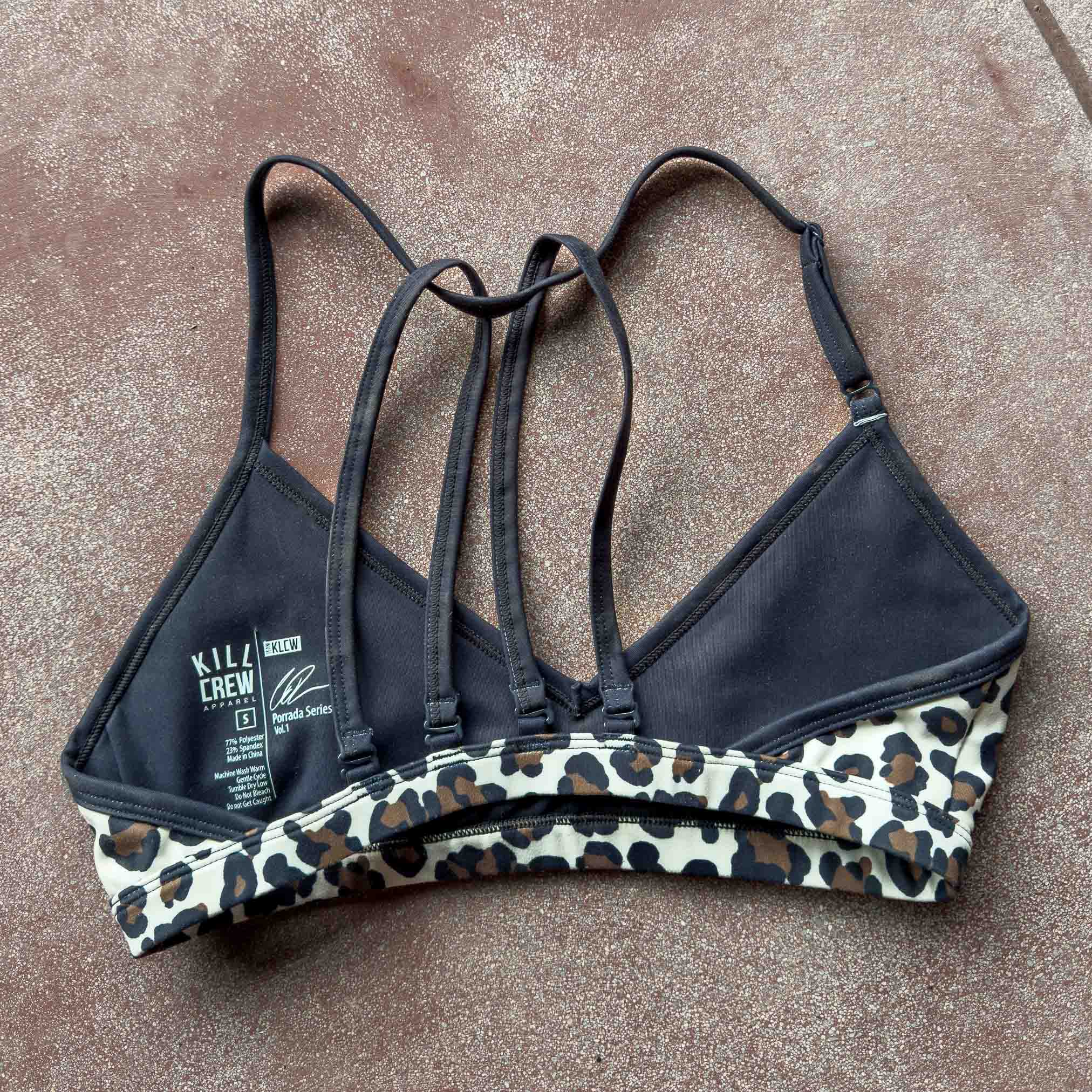 MEDIUM SUPPORT SPORTS BRA - LEOPARD