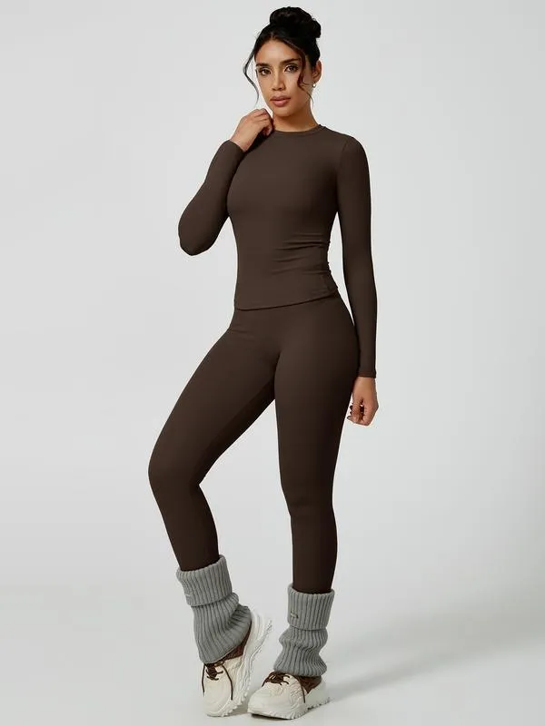 Women's Patchwork Yoga Sets, High Elastic Slim-Fit