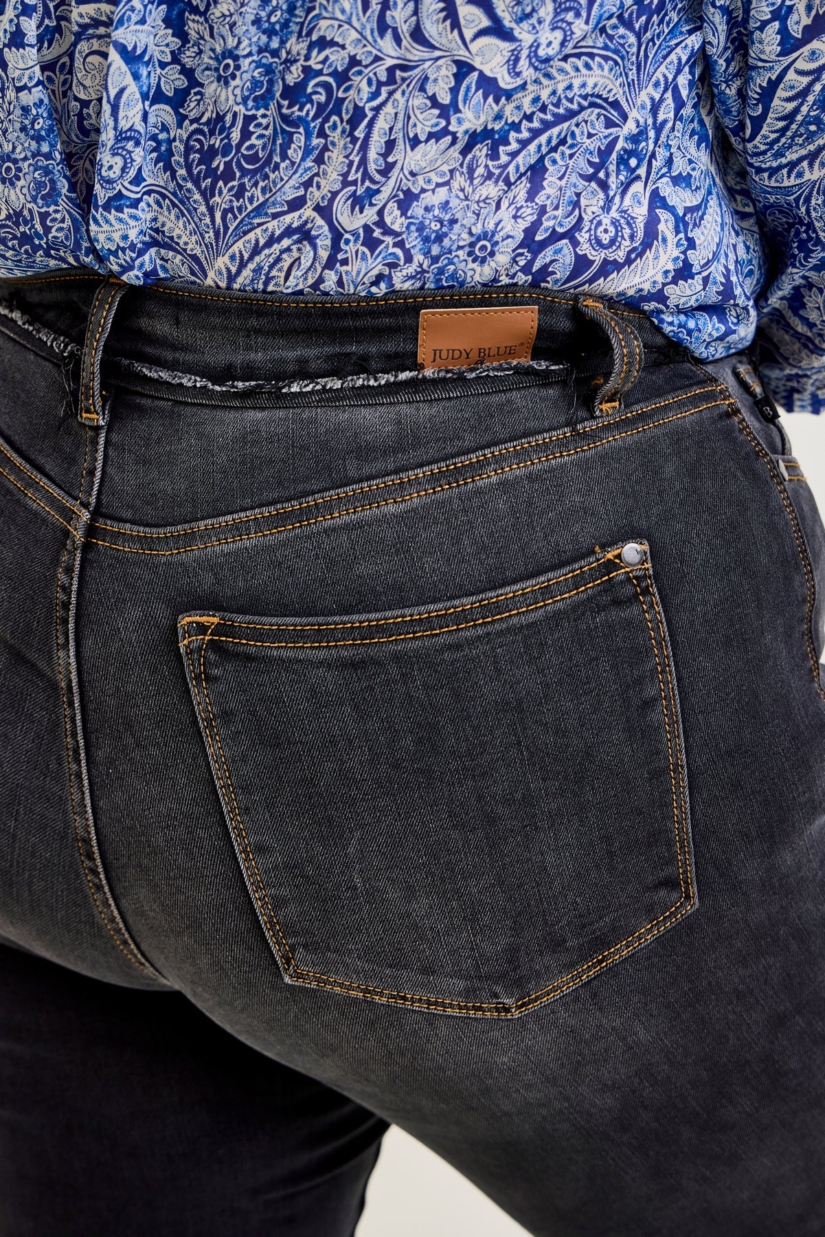 Daisy Released Hem Slim Bootcut Jeans - PLUS