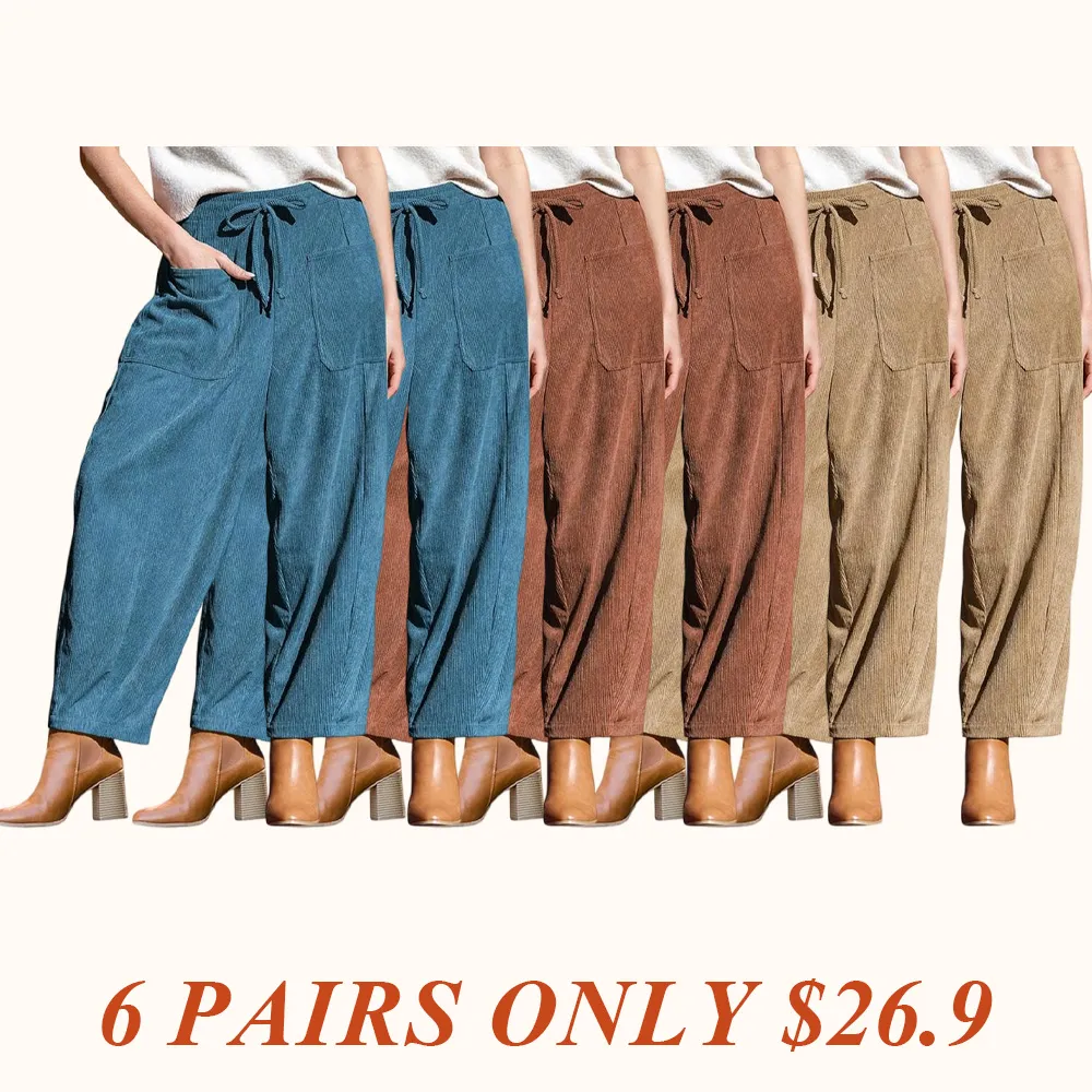 Women’s Corduroy Wide Leg Pants