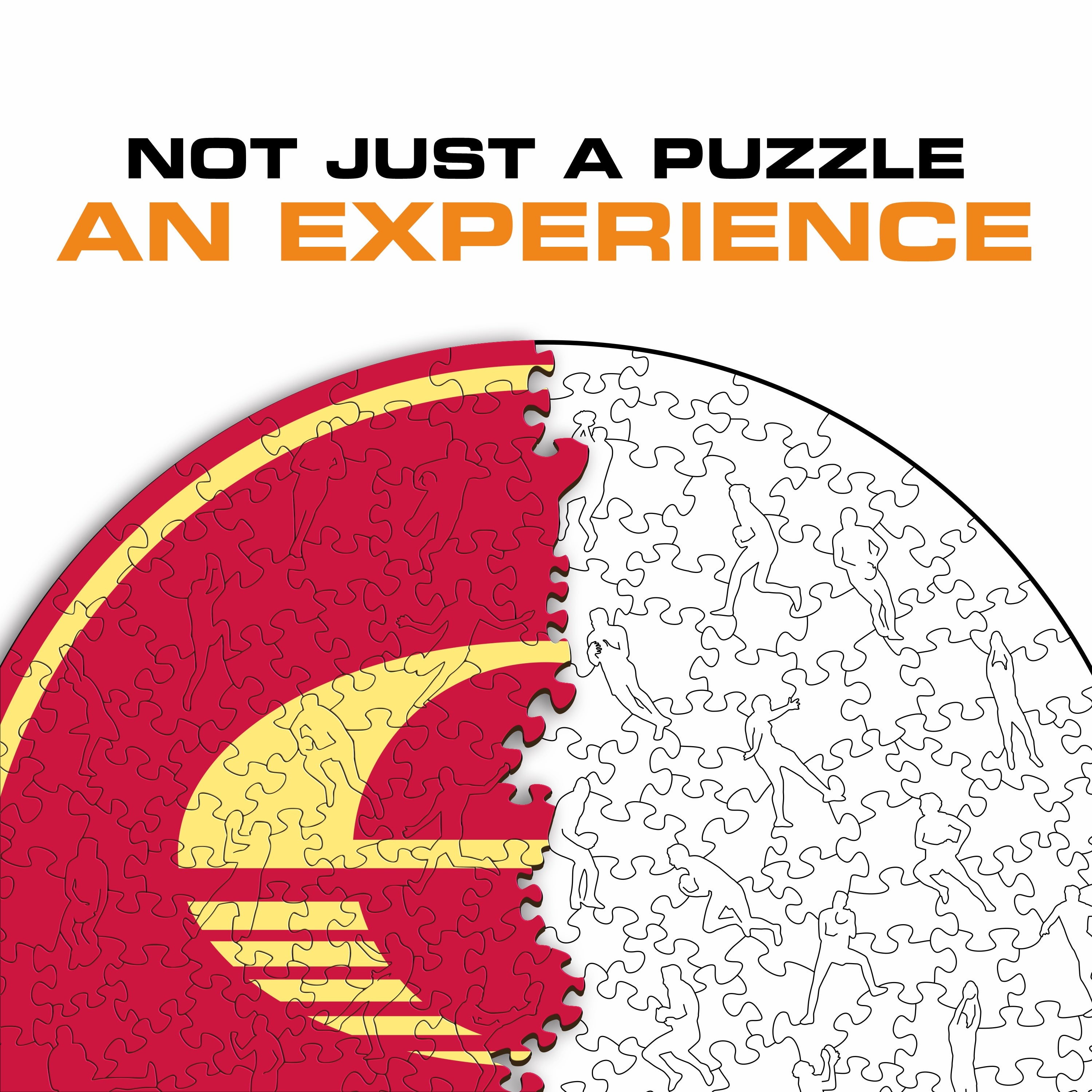 Gold Coast Suns FC Logo - Wooden Puzzle