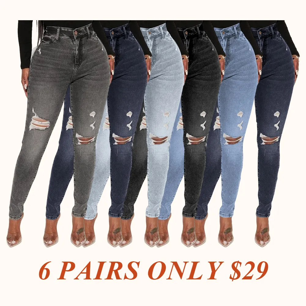 High Stretch Skinny Jeans - Black Wash