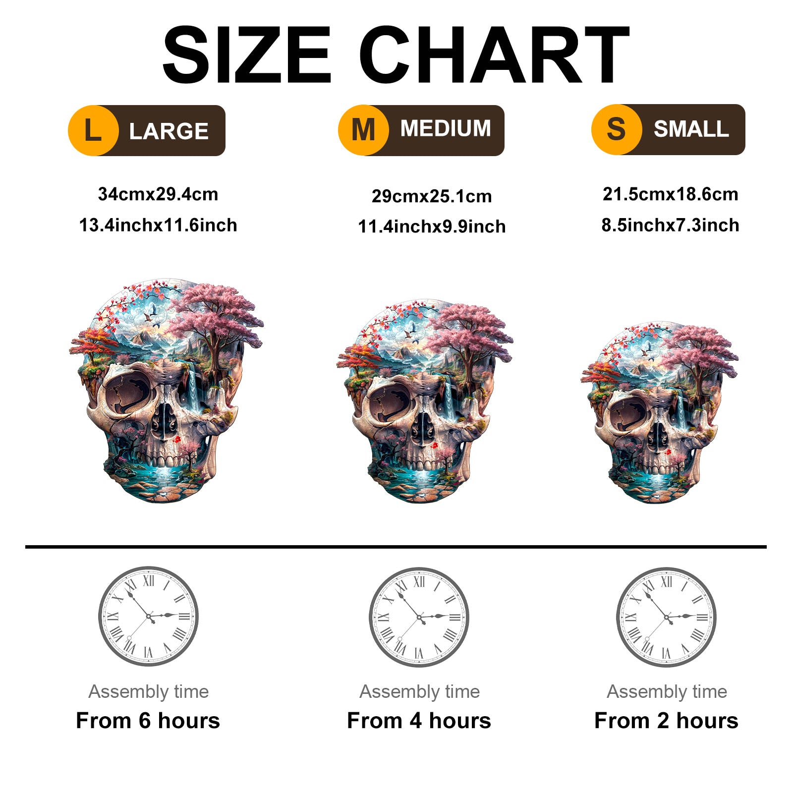 The Skull's New Life Wooden Jigsaw Puzzle