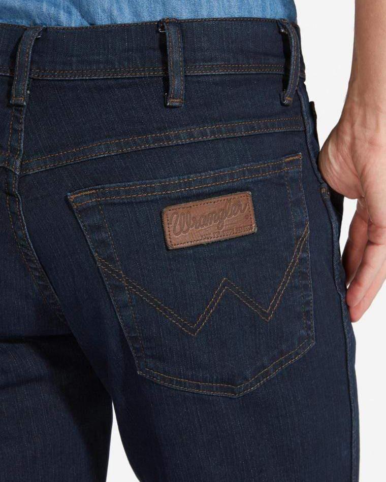 Texas Stretch Authentic Straight Mens Jeans - Blue Black