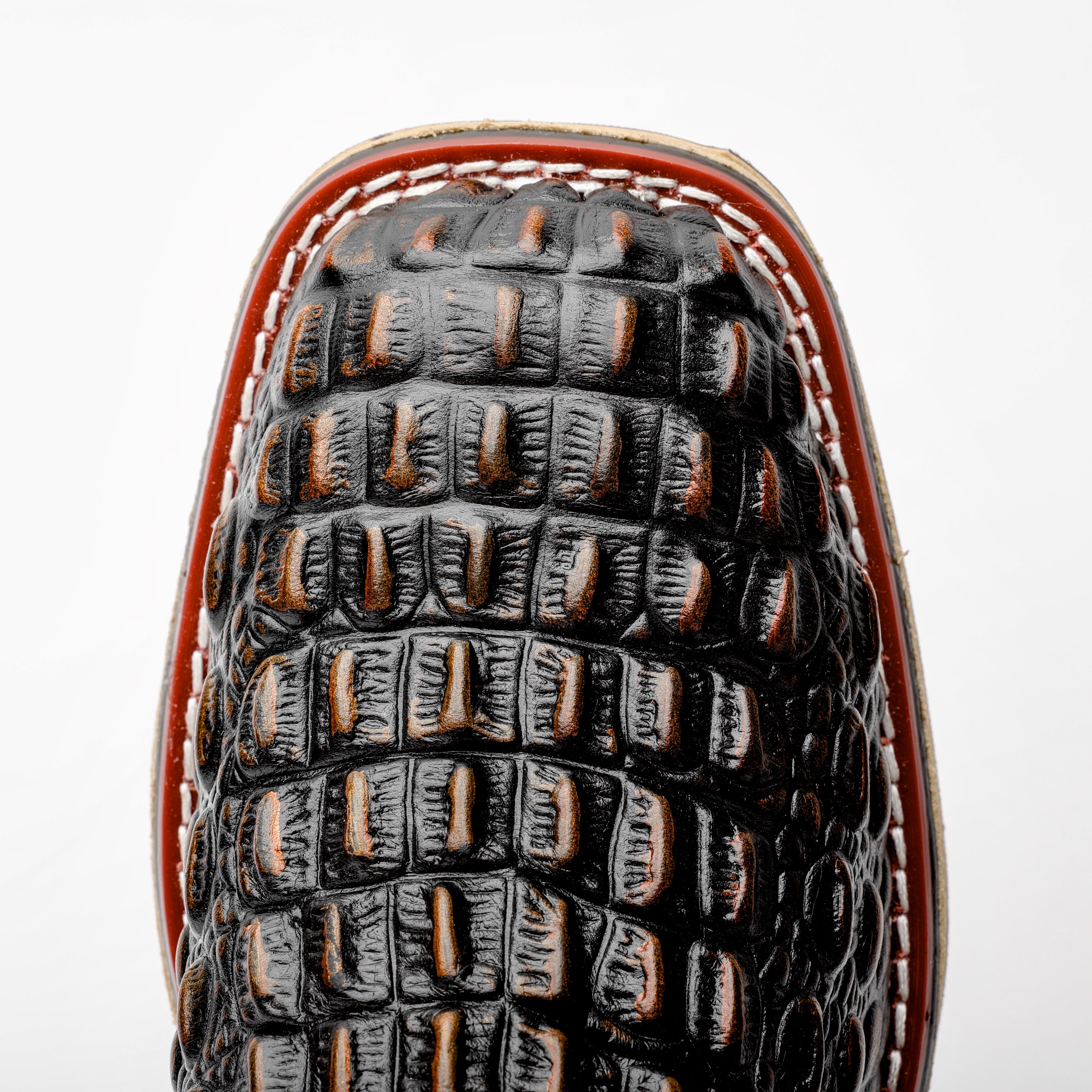 Caiman Hornback Leather Boots With 3D Lightweight Sole - Composite Toe