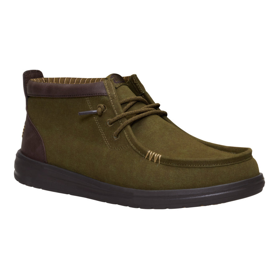 Wally Mid Gripr Vin Classic - Dark Olive/Mole Brown