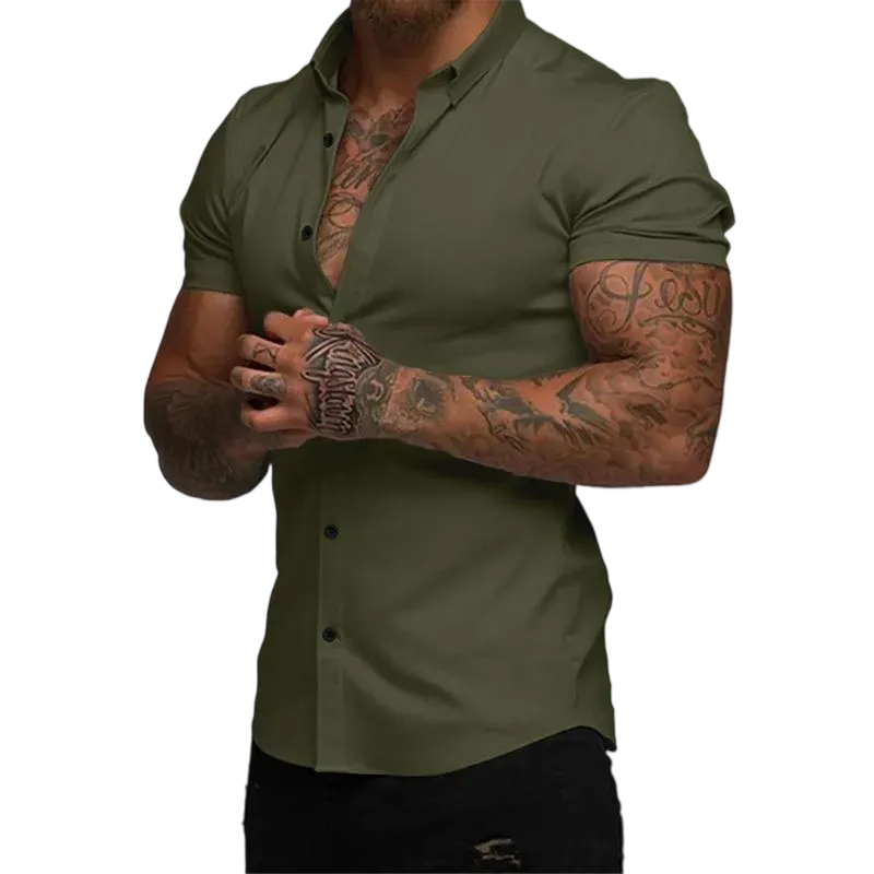 10PACK-Mens Casual Button Down Shirt