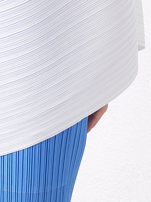 Simple Loose Sleeveless Pleated Asymmetric Solid Color Round-Neck Vest Top