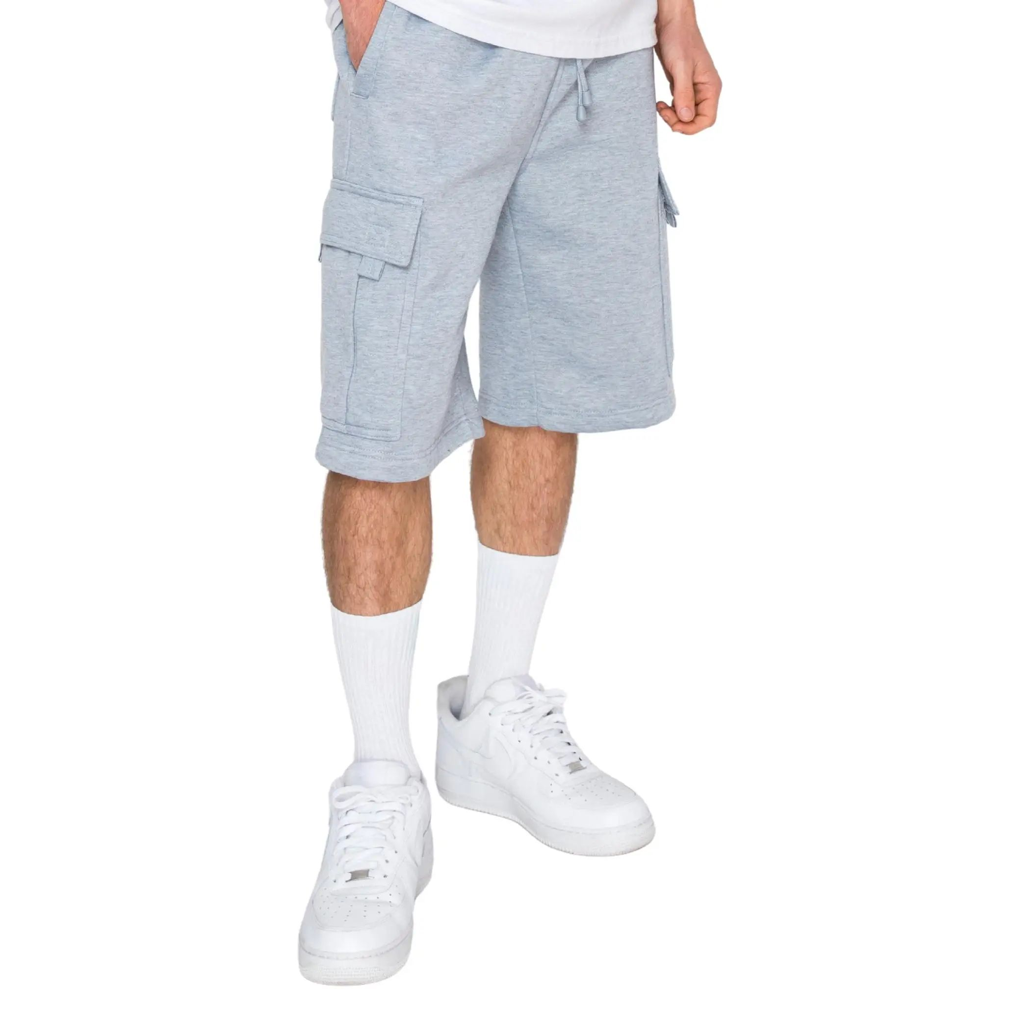 Baggy fit Fleece Shorts Menswear Cargo pocket