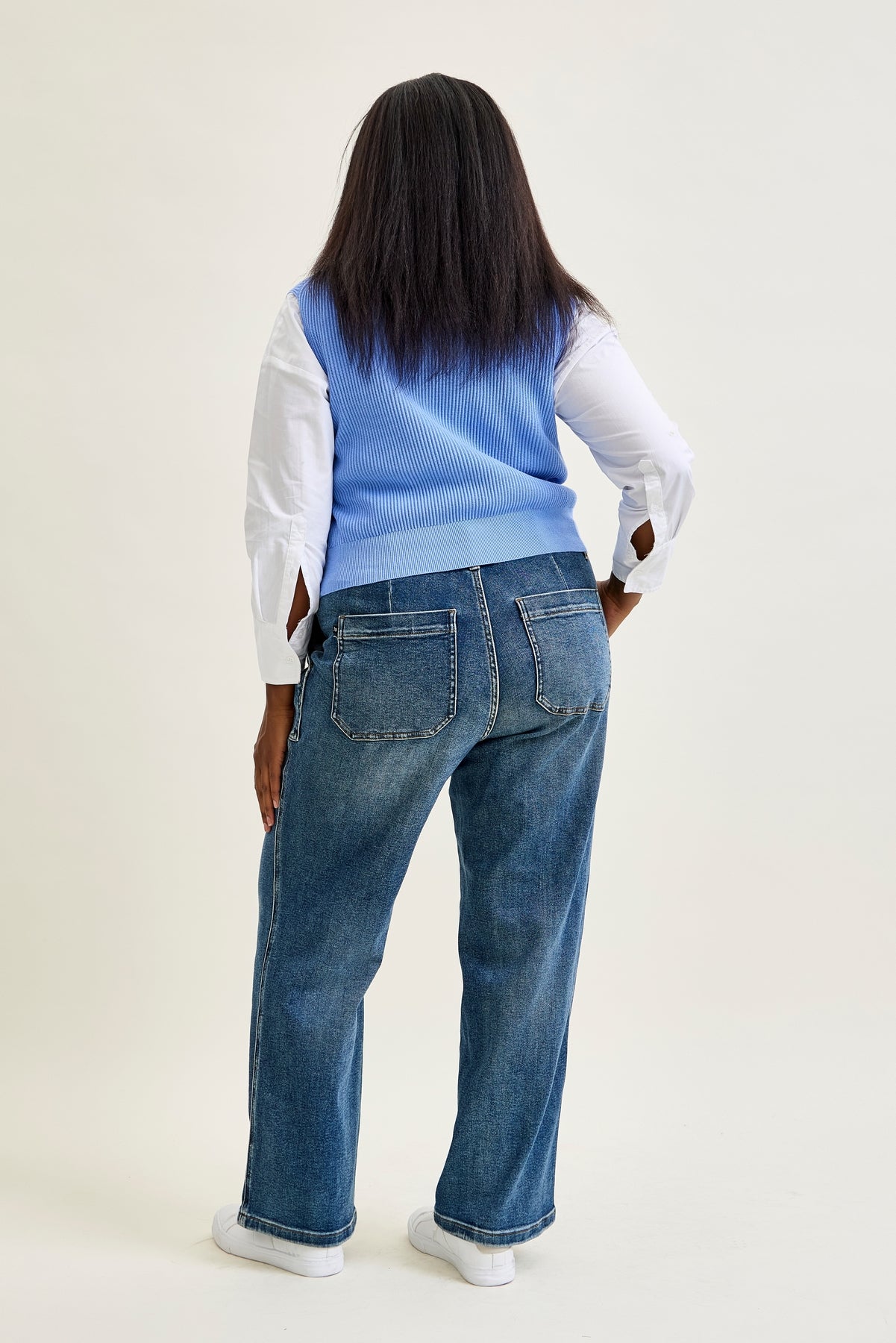 Blair High Rise Drawstring Wide Leg - PLUS