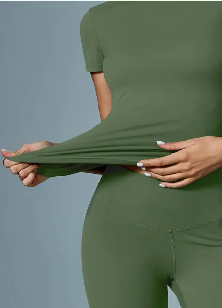 Sports Tee Round Neck Slim