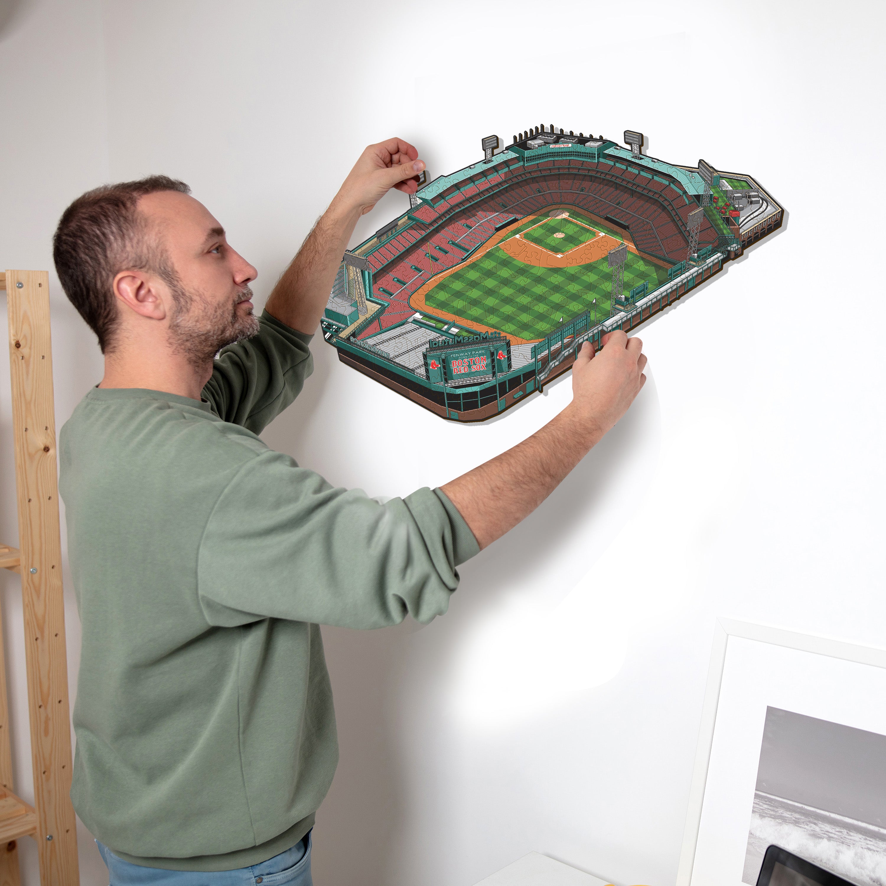 Boston Red Sox™ Fenway Park Stadium - Wooden Puzzle