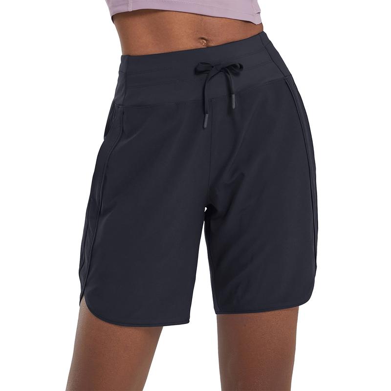 Women’s High-Waist Quick-Dry Athletic Shorts (3