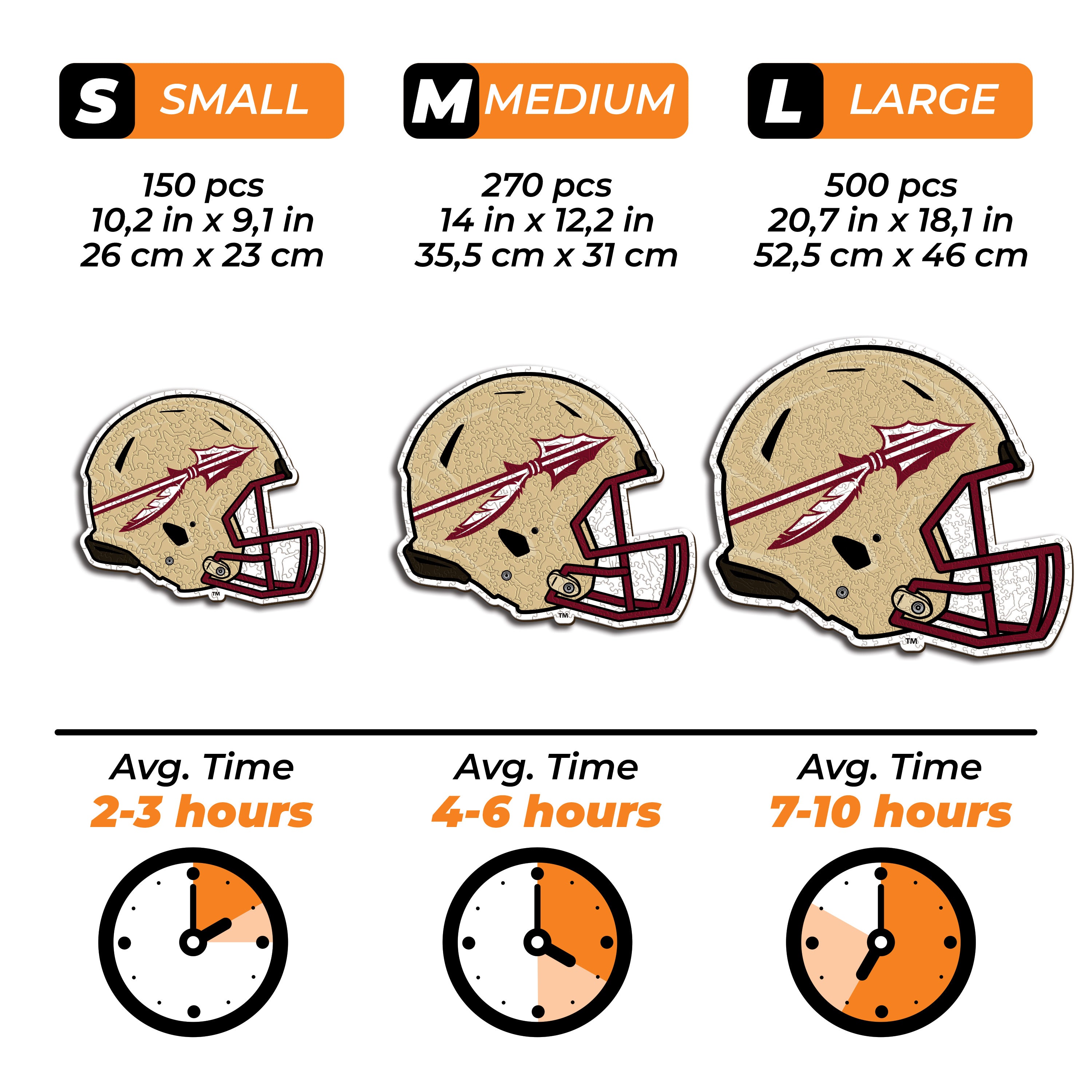 Florida State University Helmet - Wooden Puzzle