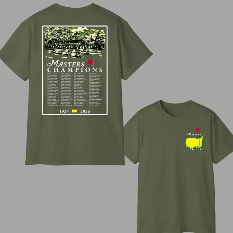 2025 Masters Tournament Augusta 91 Years Shirt, Golf Tournament T-Shirt, Masters Golf T-Shirt, The Masters Golf Cup Tee For Men
