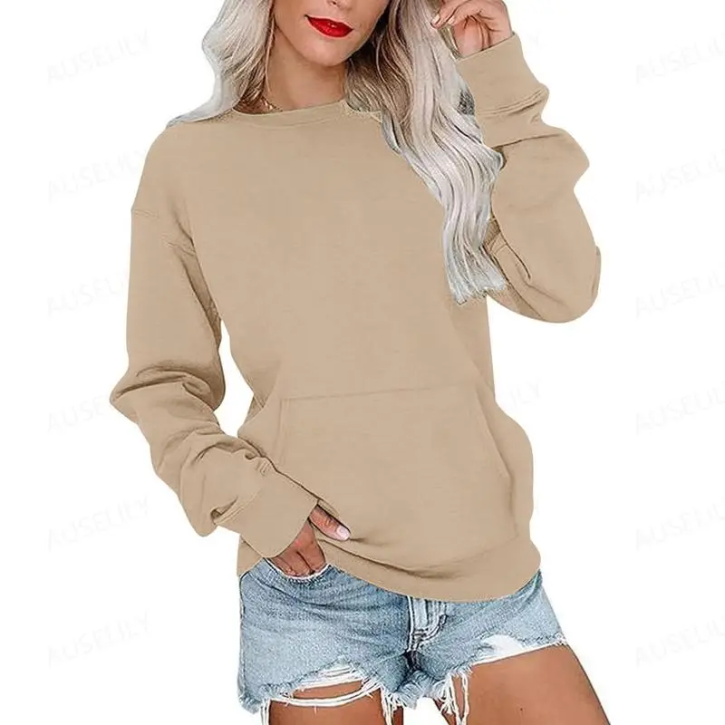 🔥LAST DAY 70% OFF✨Women’s Oversized Crewneck Fleece Sweatshirt