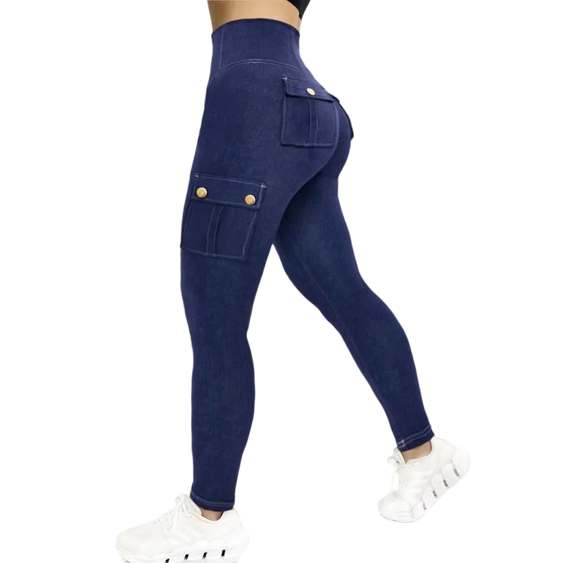 Women's Printed High-Waisted Skinny Pants