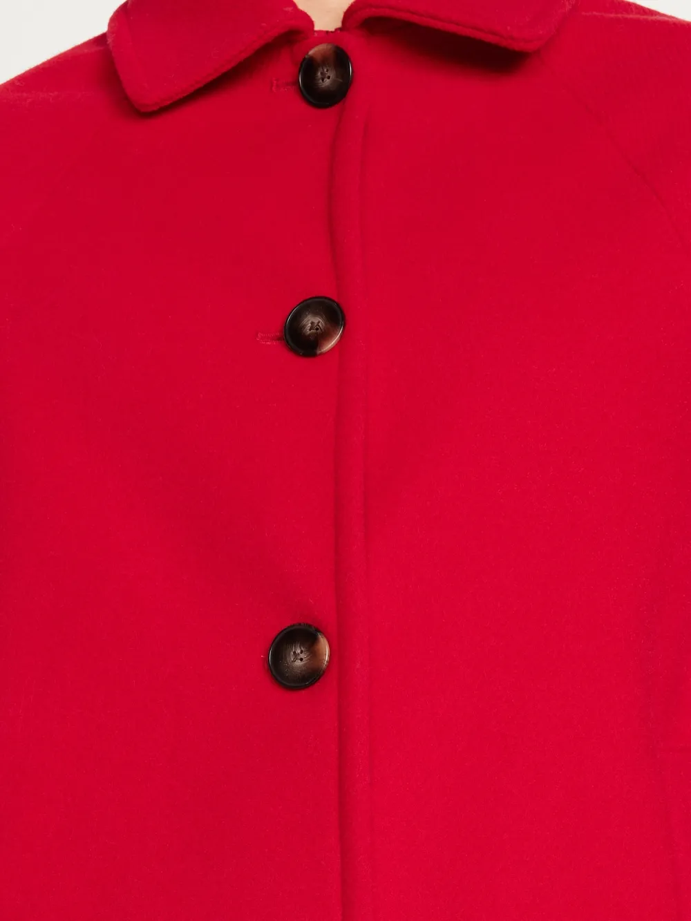 Relaxed Button-Front Mac Coat