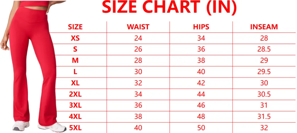 No Front Seam Flare Leggings