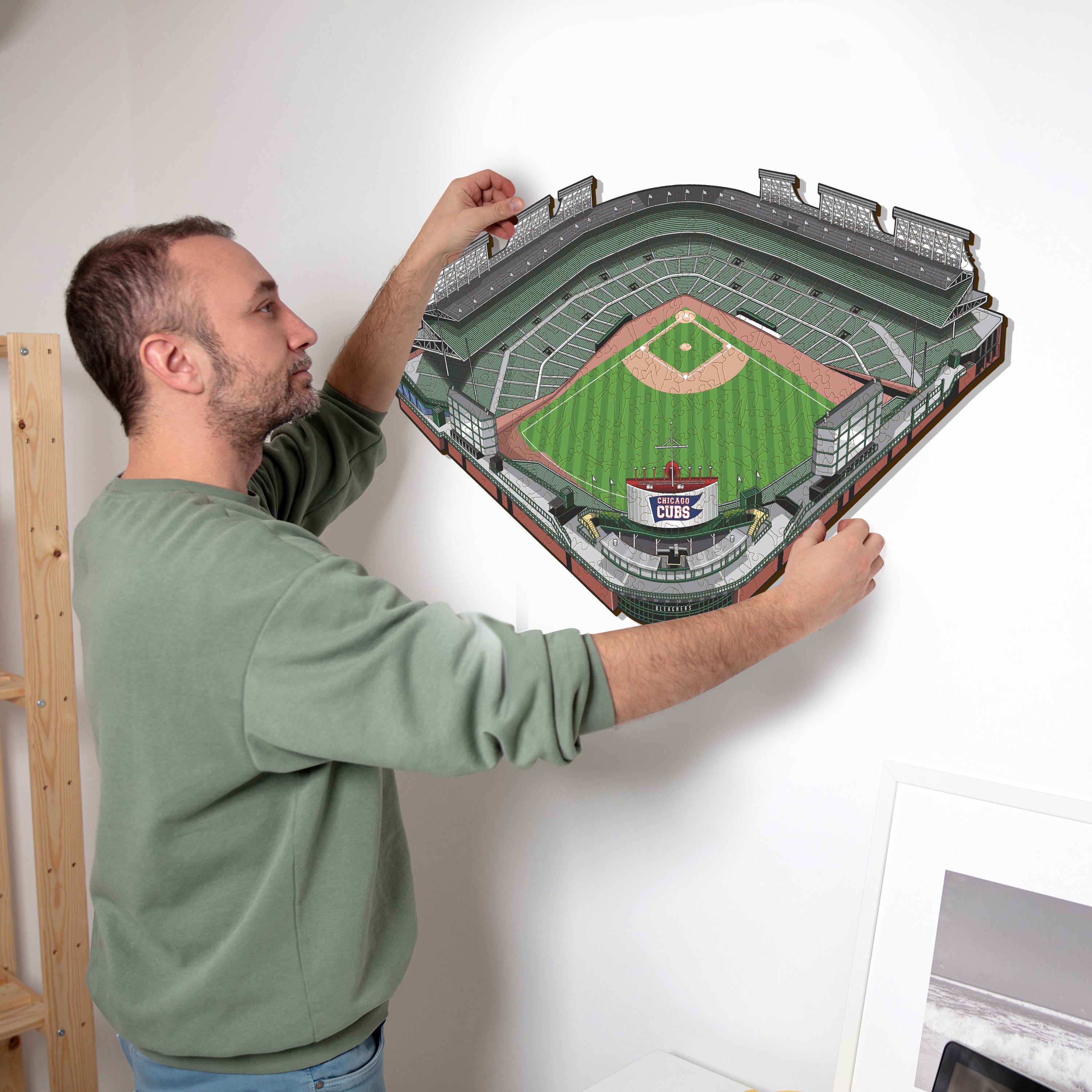 Chicago Cubs™ Wrigley Field Stadium - Wooden Puzzle