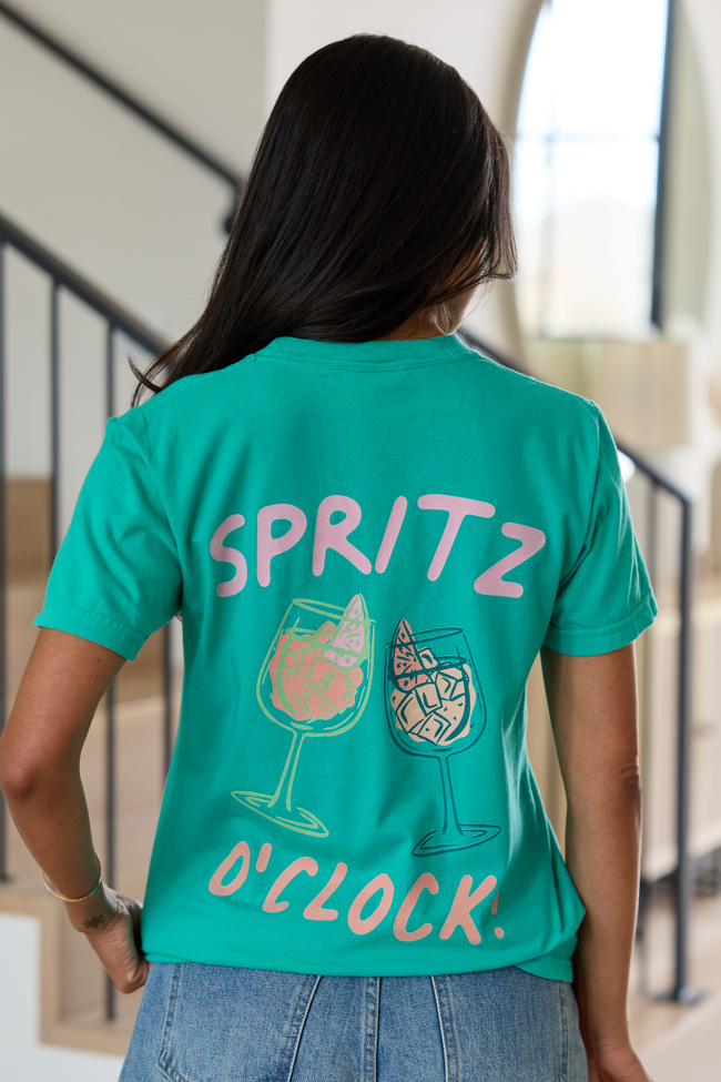 Cin Cin! Green Graphic Tee