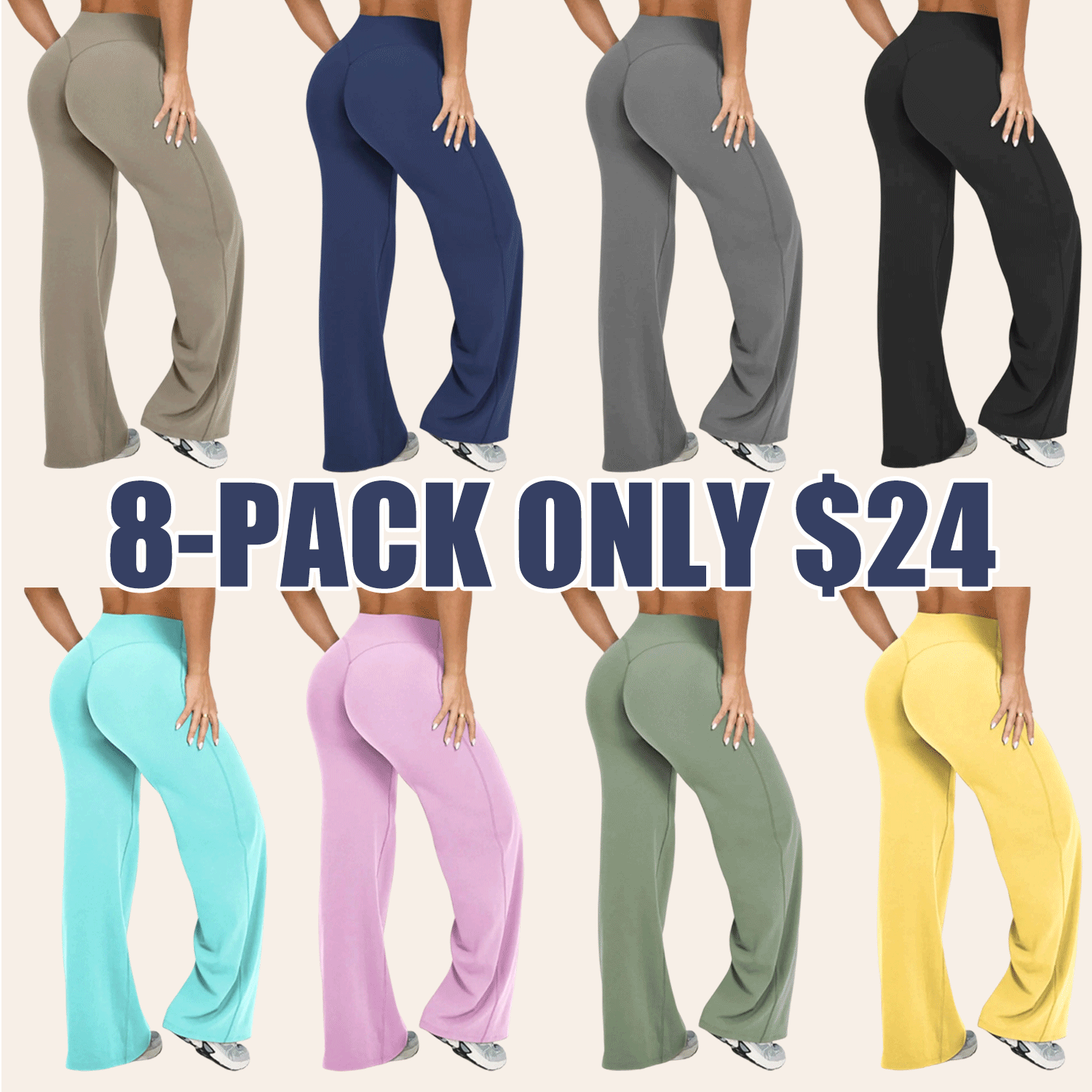 Women's Casual Wide Leg Sport Pants, Casual Sporty Trousers