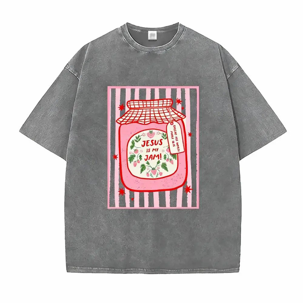 Unisex Jesus Is My Jam Graphic T-Shirt – Strawberry Jar Christian Tee