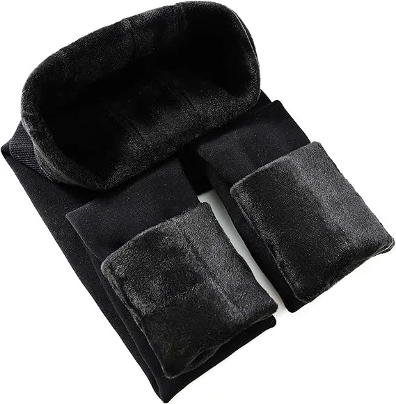 2.6$ Each Women's Fleece Lined Tights - Fake Sheer Warm Pantyhose Thick Winter Leggings