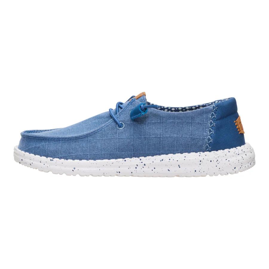 Wendy Chambray Grid - Ensign Blue