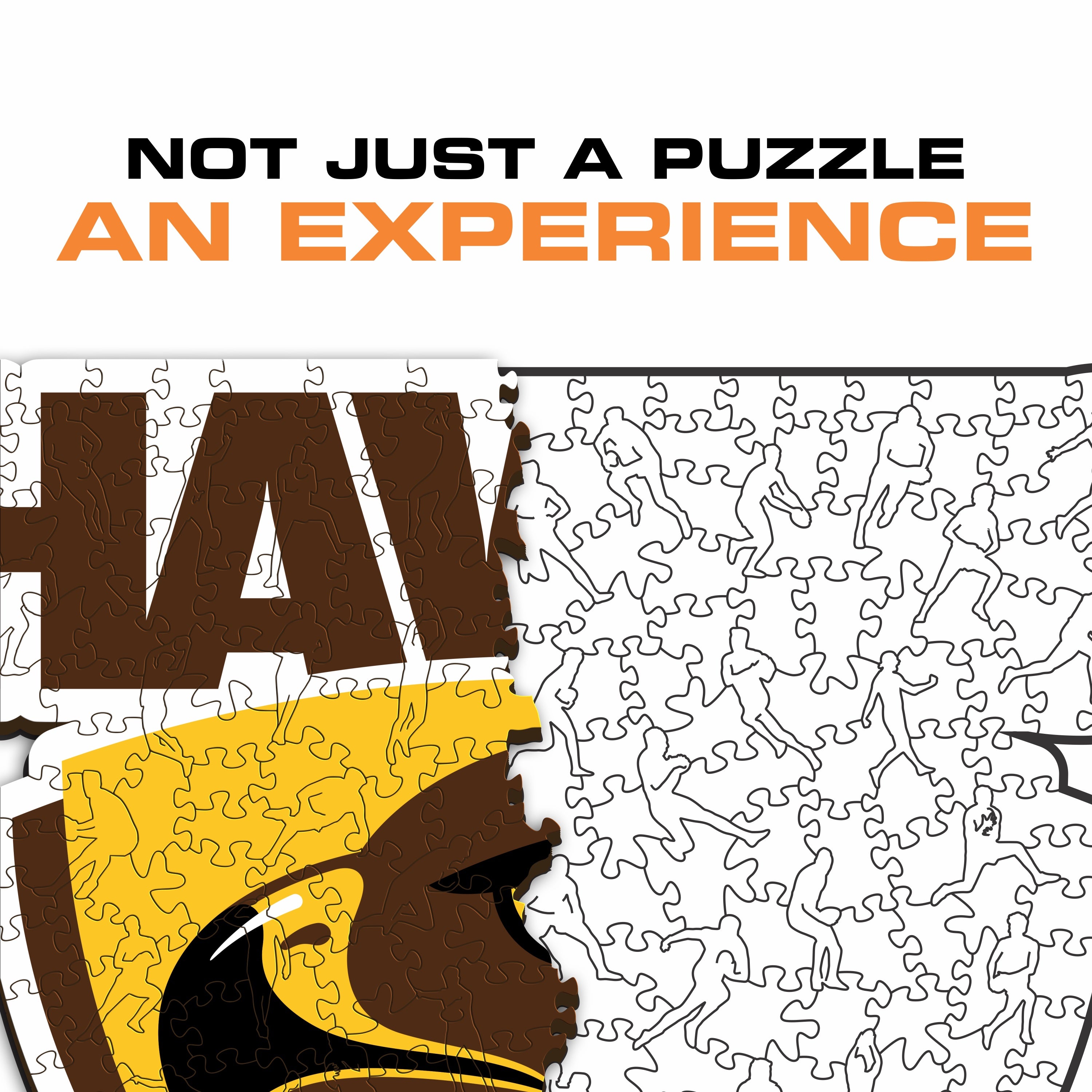 Hawthorn Hawks FC Logo - Wooden Puzzle