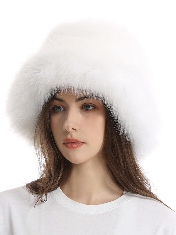 Keep Warm Solid Color Bucket Hat