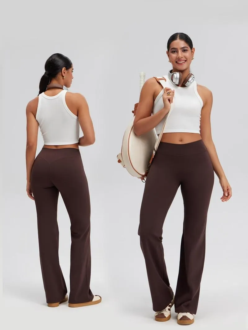 Women's Casual Pants - High-waisted Loose