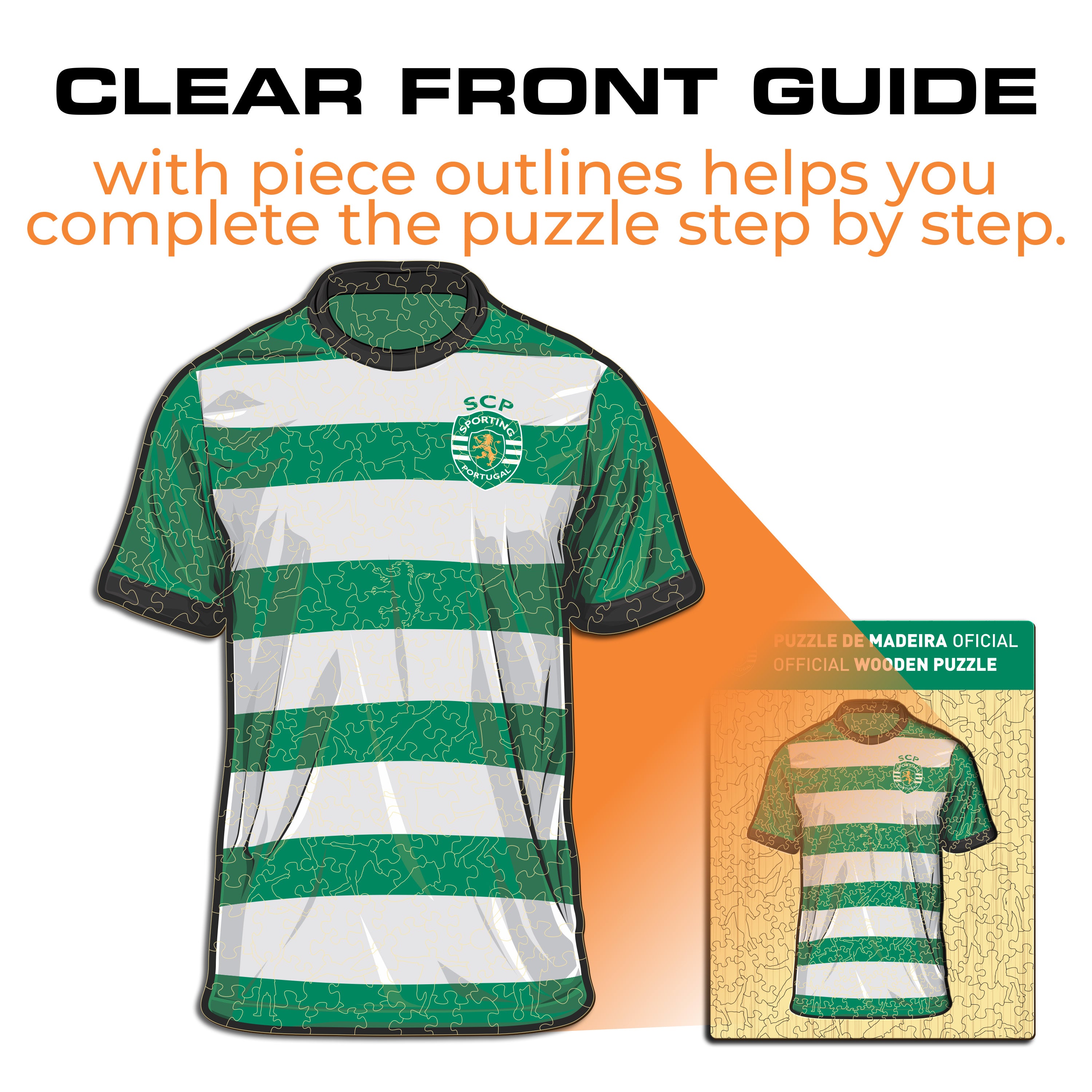 Sporting CP® Jersey - Wooden Puzzle