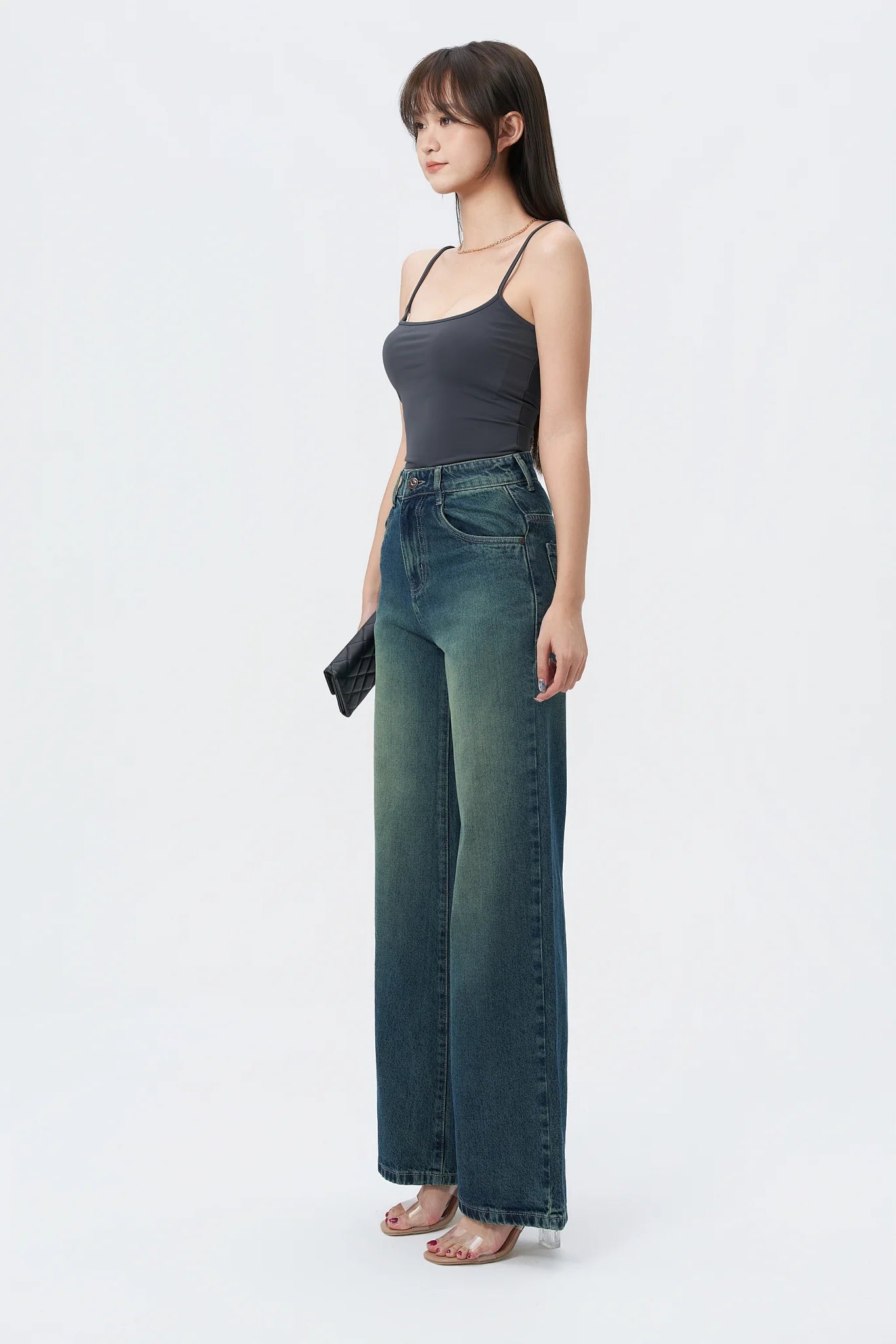 Shade Flow Wide Leg Jeans