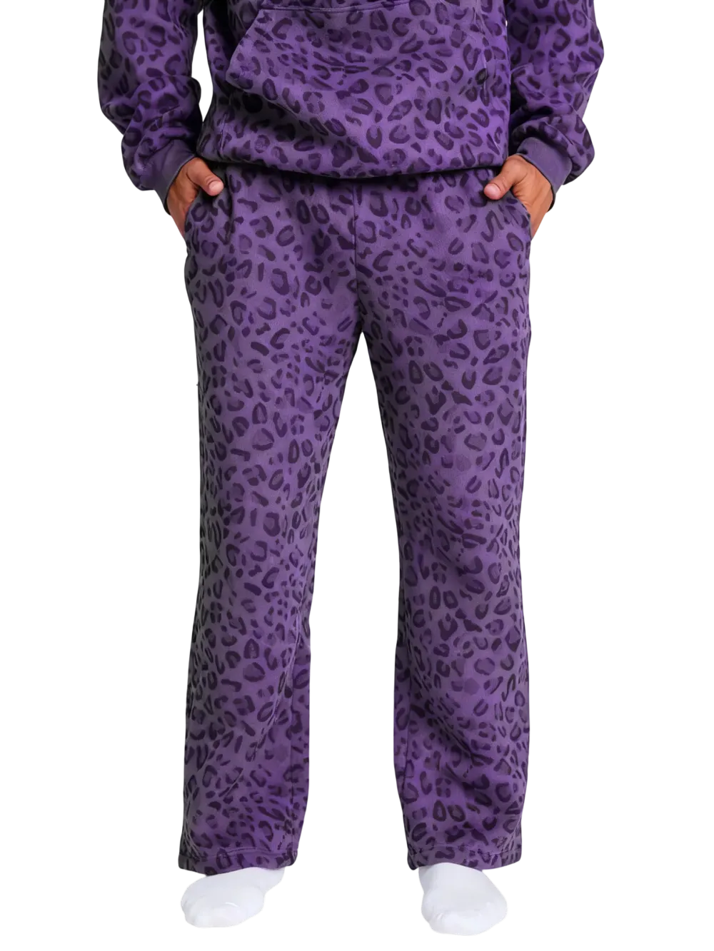 Leopard print unisex sweatpants