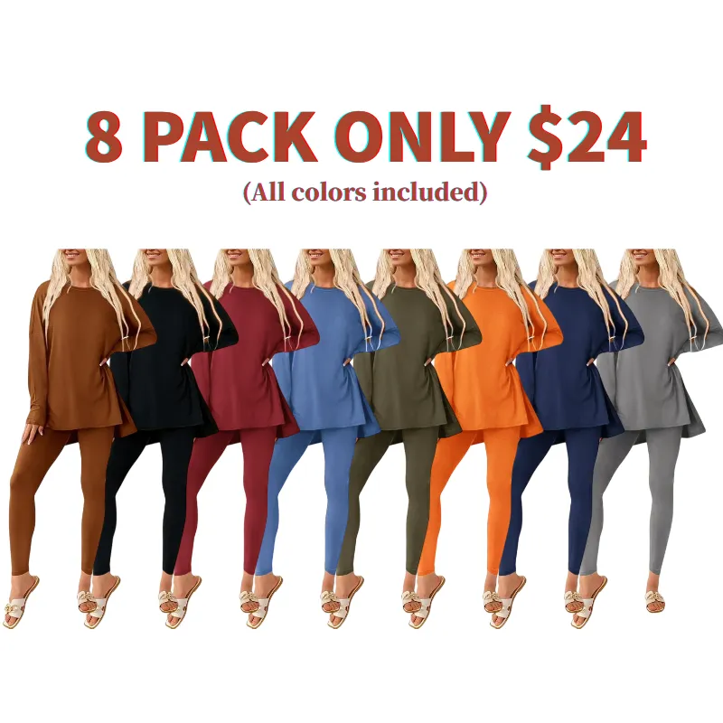 Women's tunic top and leggings set