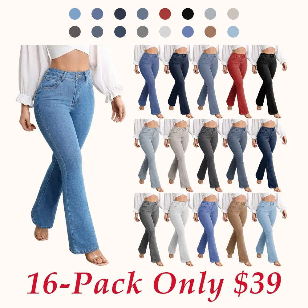 Women's slim-fit flared pants