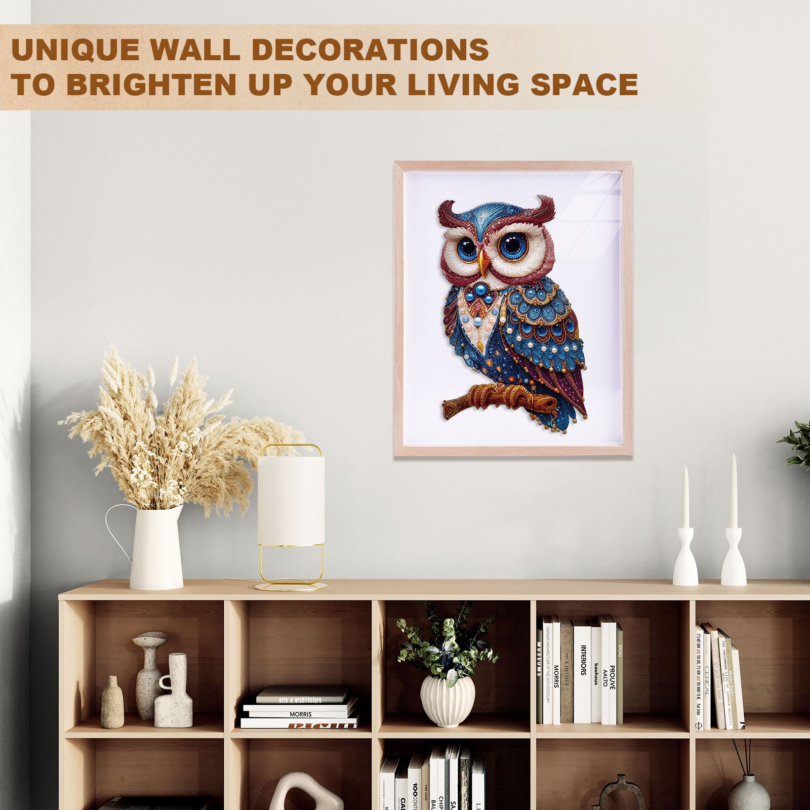 Gem Owl Wooden Jigsaw Puzzle