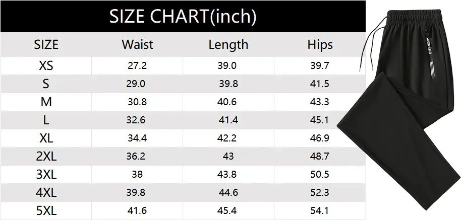Men's Minimalist Ice Silk Casual Athletic Pants