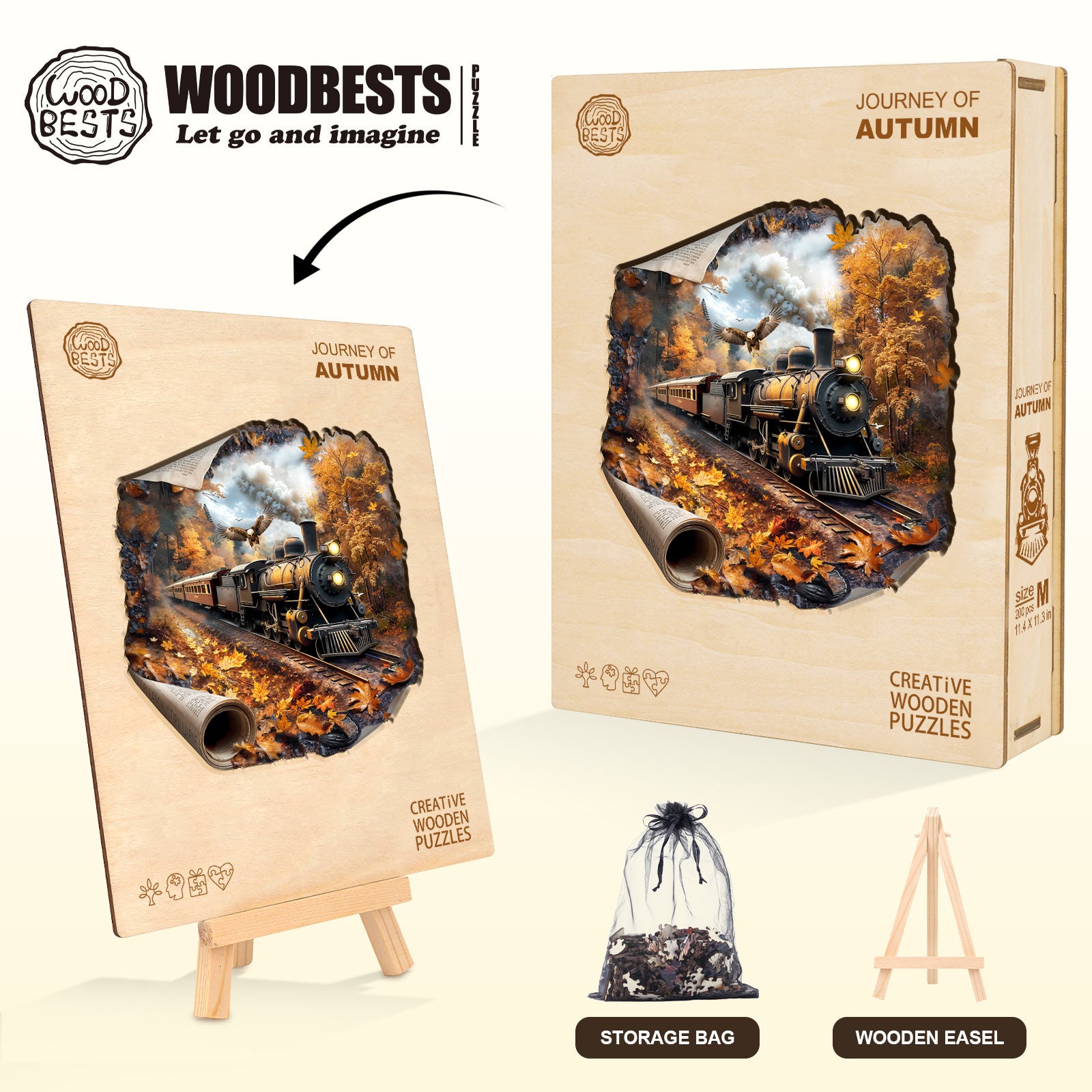 Journey of Autumn Wooden Jigsaw Puzzle