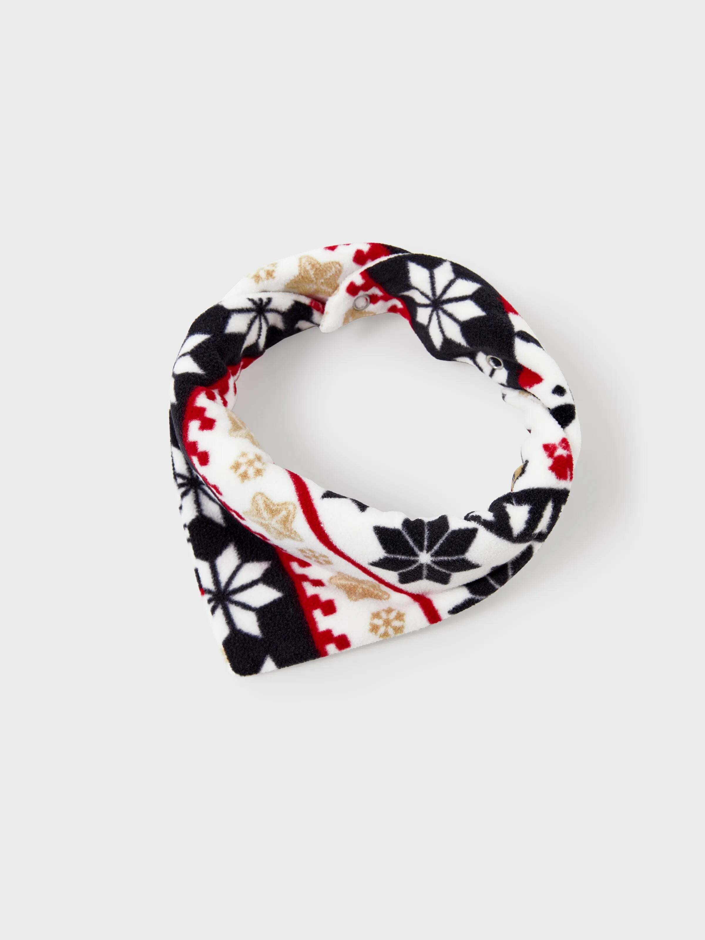 Christmas Matching Family Fleece Pajamas Set Gingerbread and Snowflake Print PJS with Christmas Socks Red