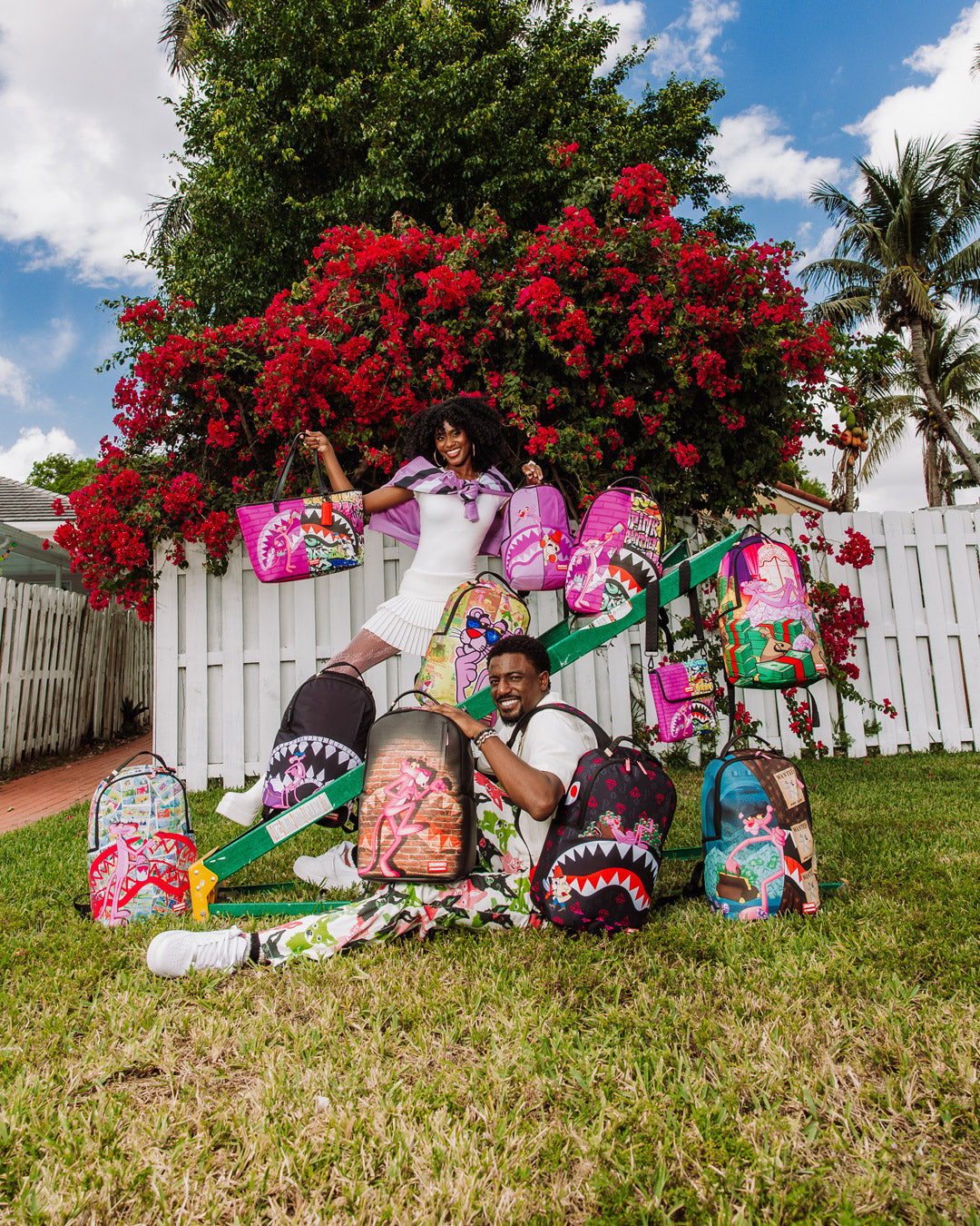 PINK PANTHER FORTRESS OF MONEY-TUDE BACKPACK