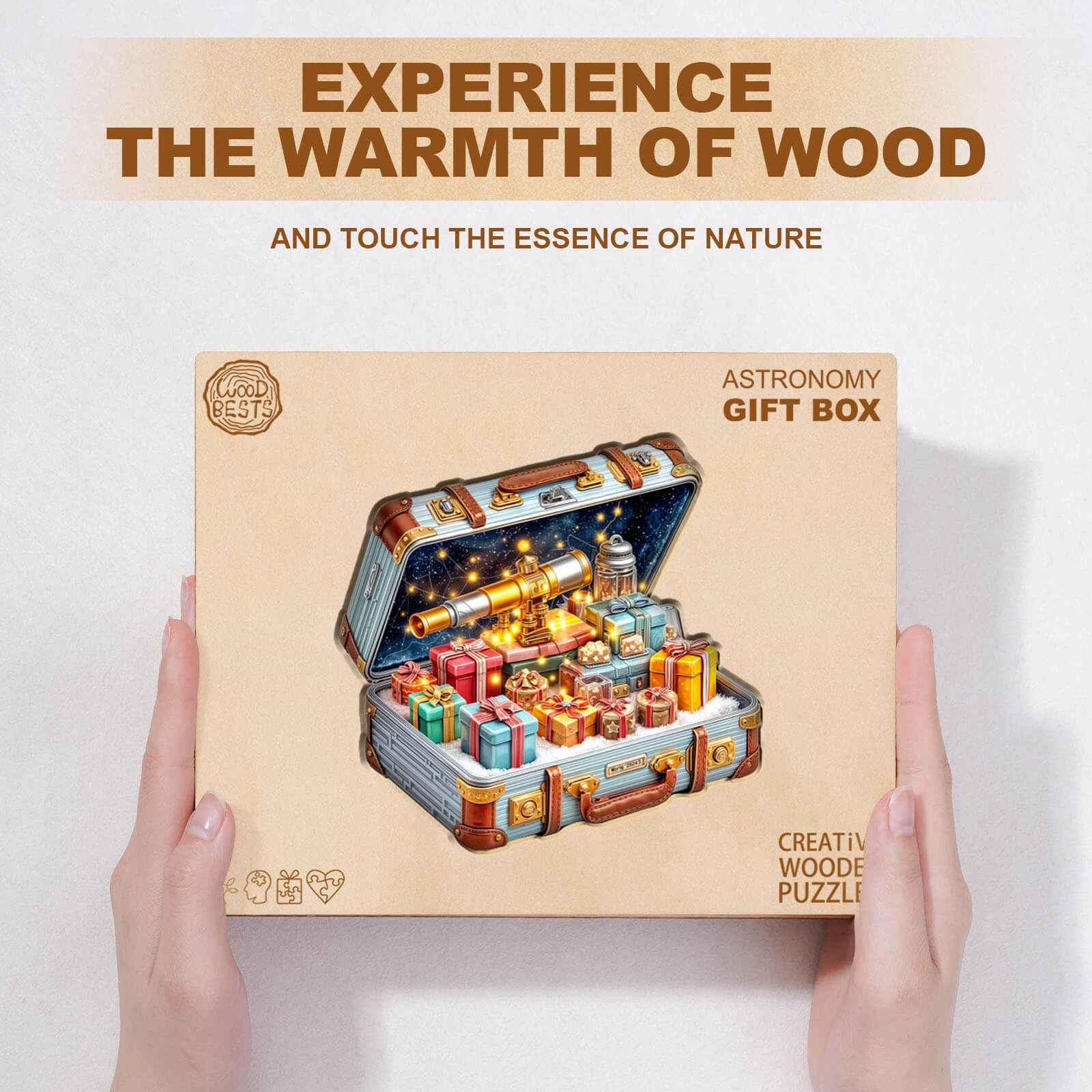 Astronomy Gift Box Wooden Jigsaw Puzzle