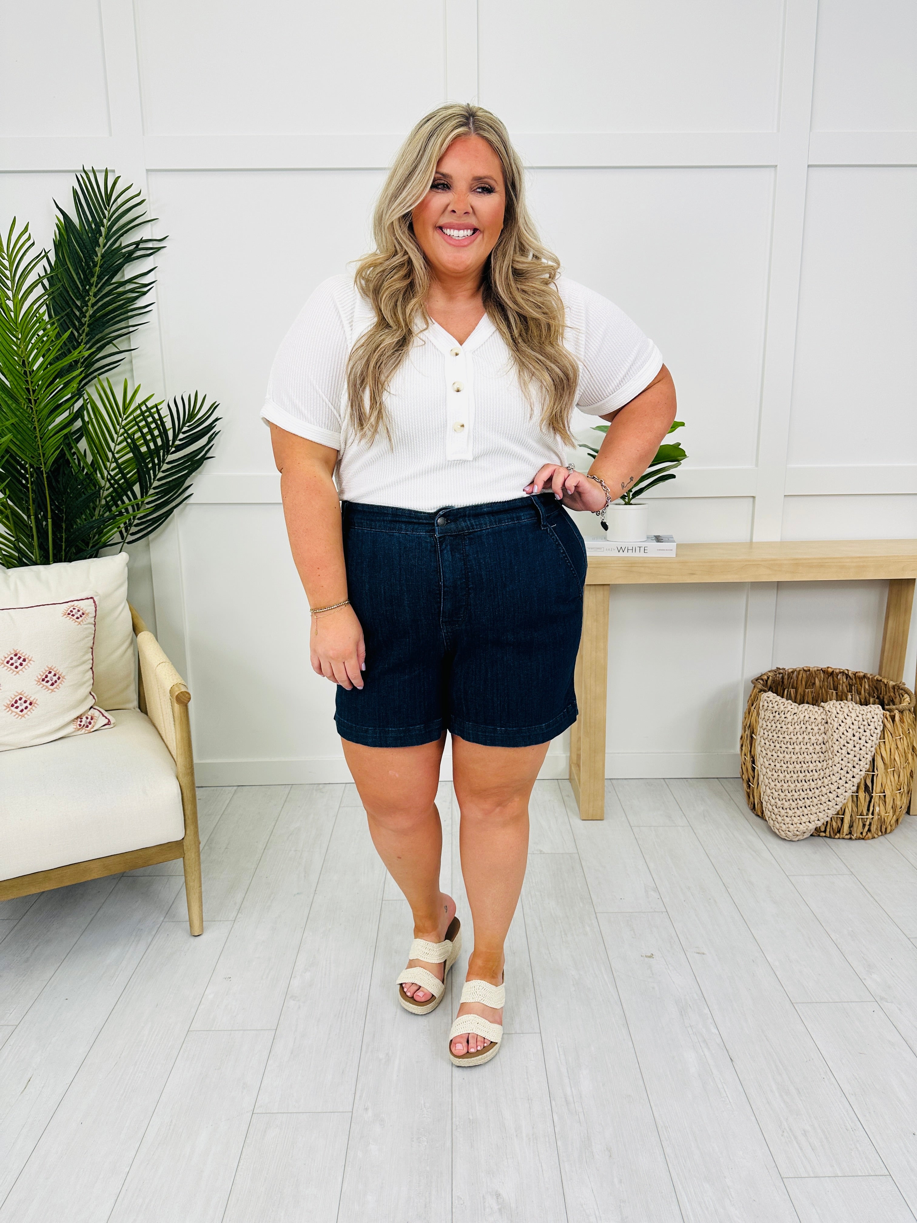 Judy Blue Short and Sweet Trouser Shorts