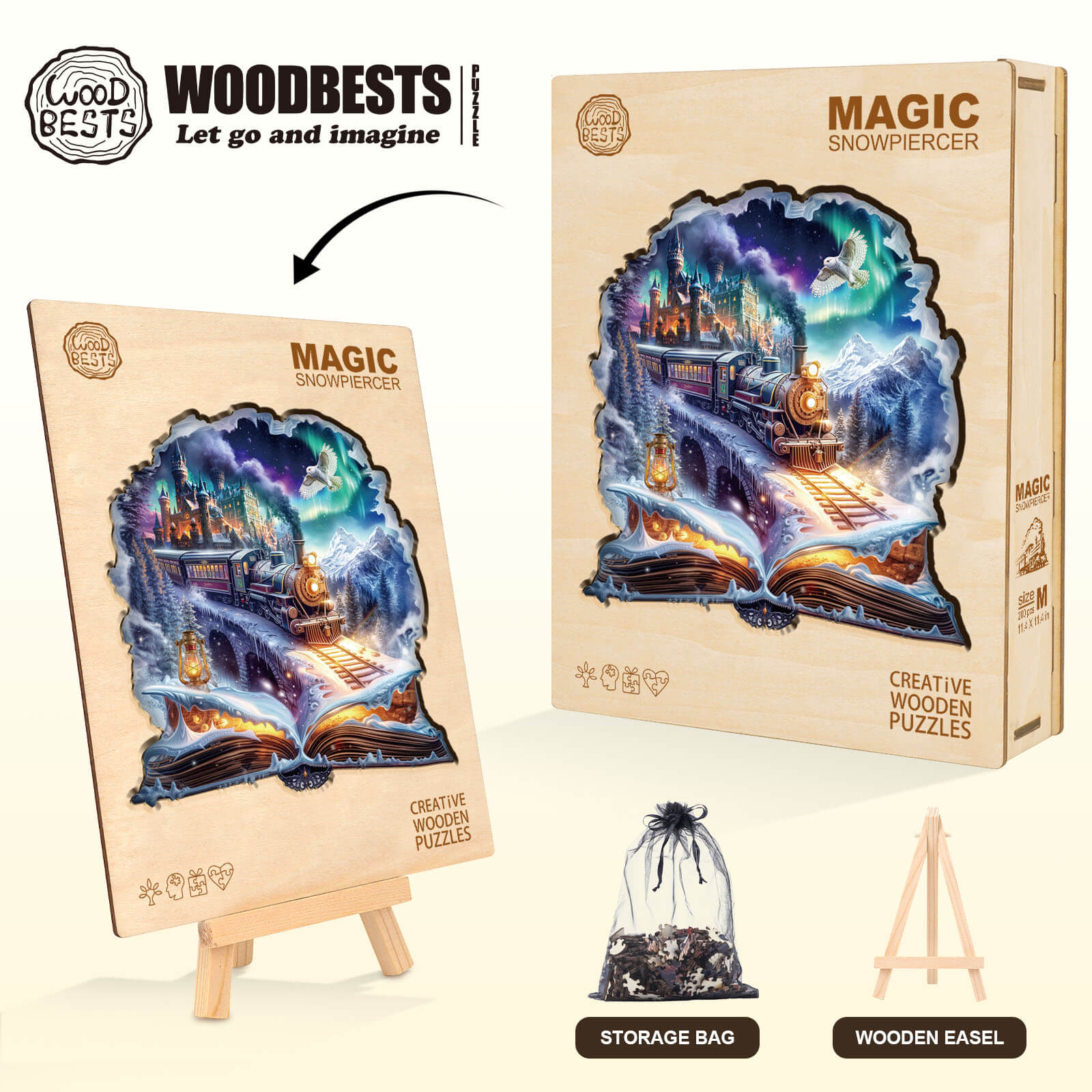 Magic Snowpiercer Wooden Jigsaw Puzzle