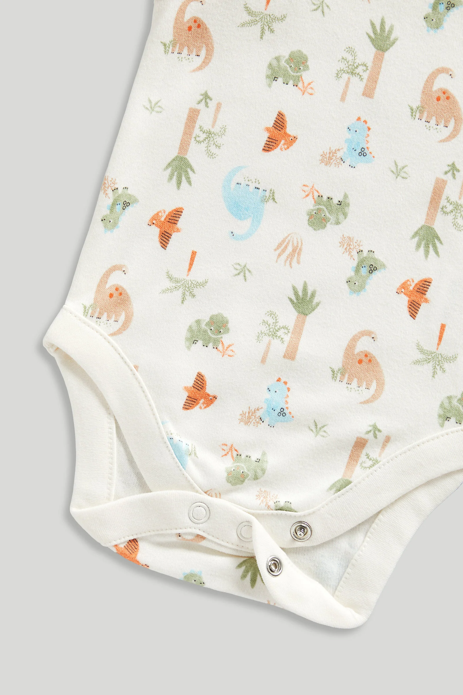 Dinosaur Sleeveless Bodysuits - 5 Pack