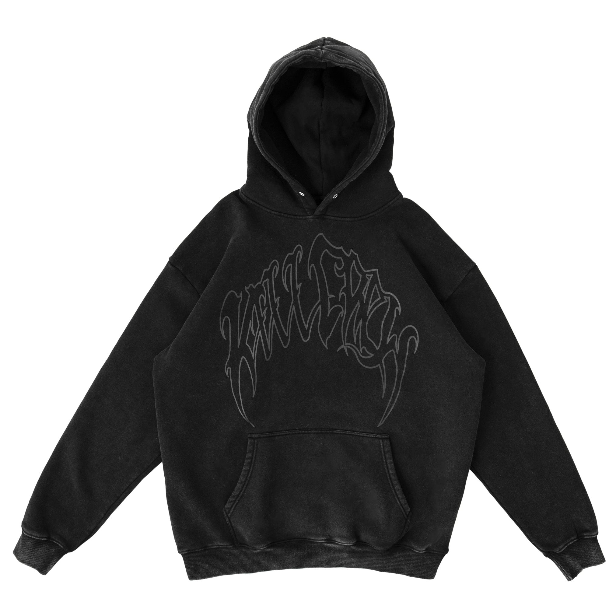KILL CREW OVERSIZED LUX HOODIE - BLACKOUT